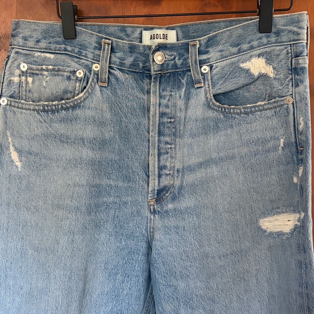 AGOLDE 90’s Mid-Rise Loose Fit Jeans - Picture 4 of 7